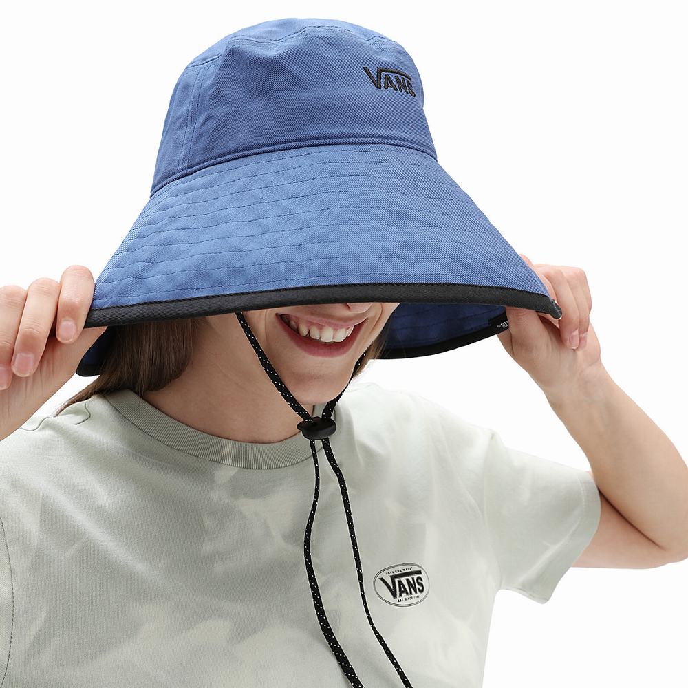 Women's Vans Sightseer Bucket Hats Blue | USA74295