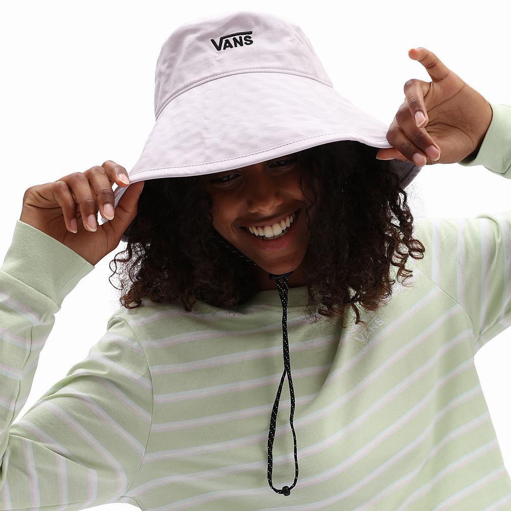 Women's Vans Sightseer Bucket Hats Pink | USA07425