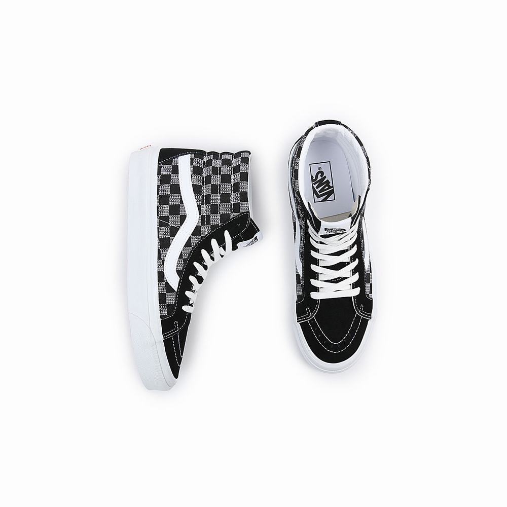 Women's Vans Sk8-Hi 38 DX Sneakers Black / Grey | USA31764