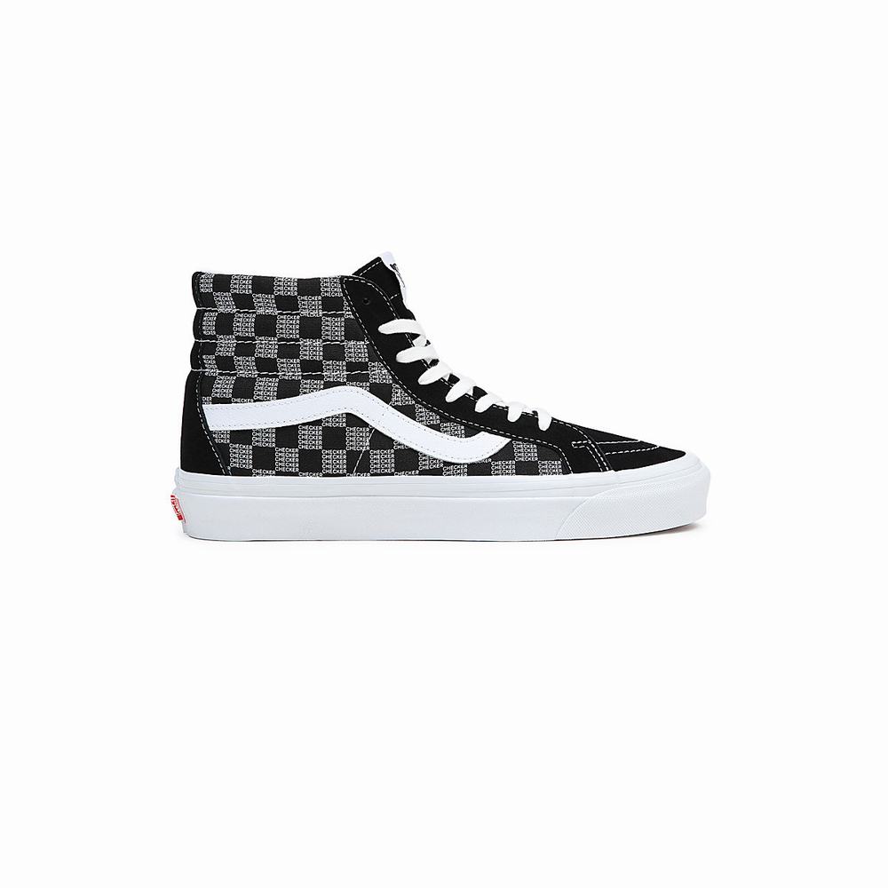 Women's Vans Sk8-Hi 38 DX Sneakers Black / Grey | USA31764