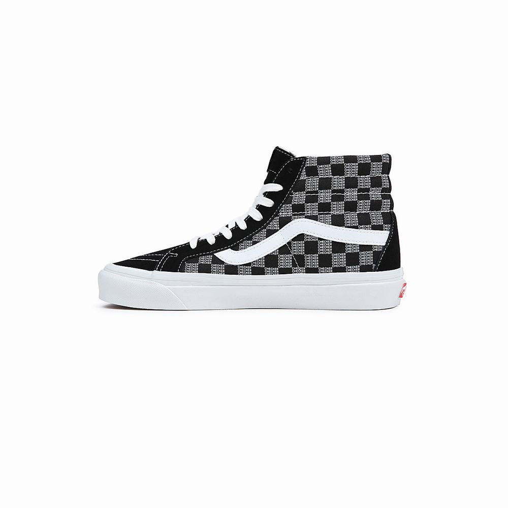 Women's Vans Sk8-Hi 38 DX Sneakers Black / Grey | USA31764