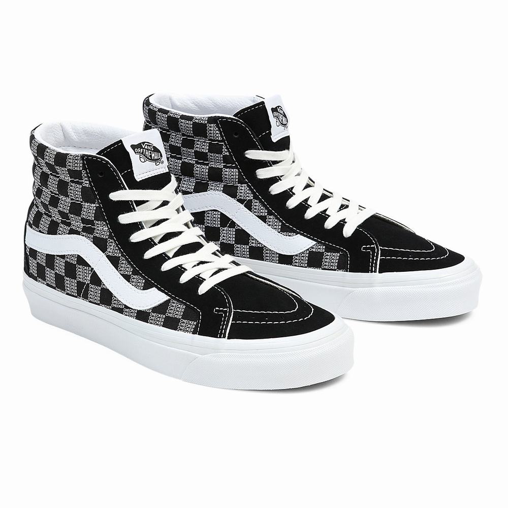 Women\'s Vans Sk8-Hi 38 DX Sneakers Black / Grey | USA31764