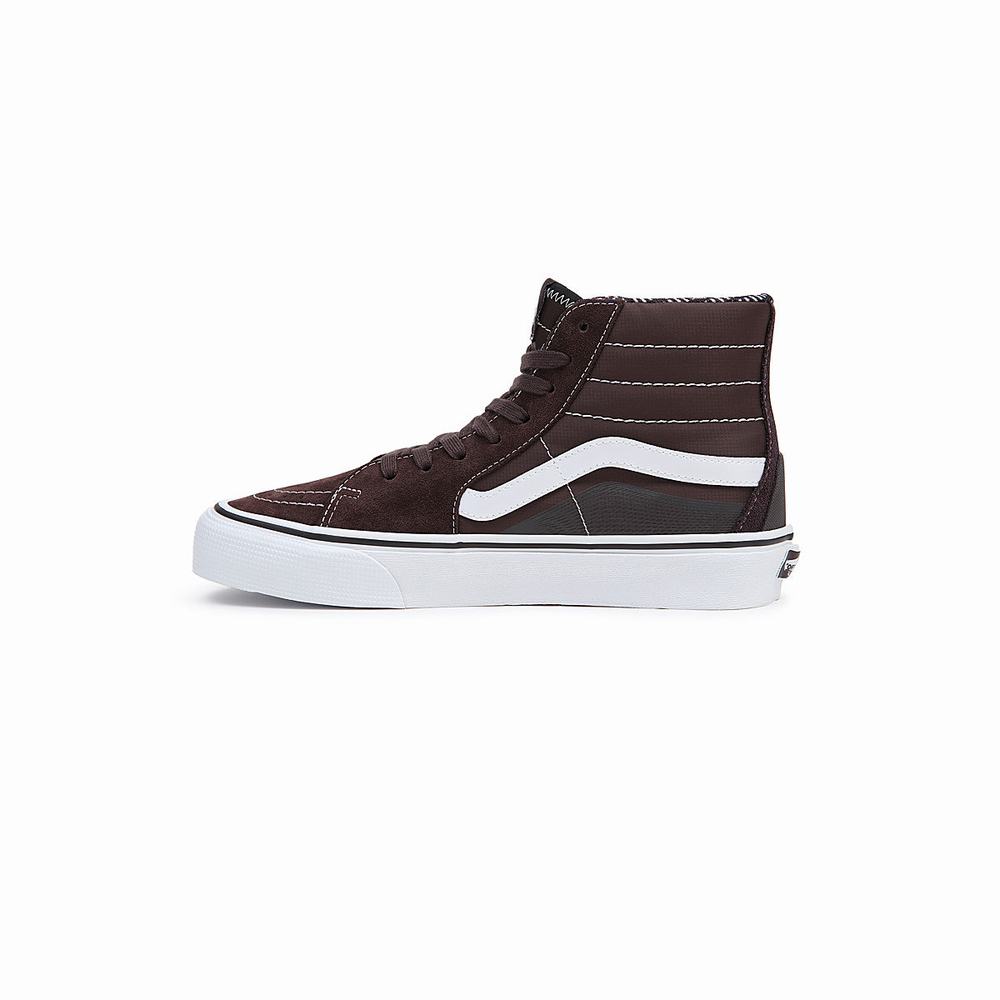 Women's Vans Sk8-Hi Gore-Tex Hi & Dry Sneakers Brown | USA79560