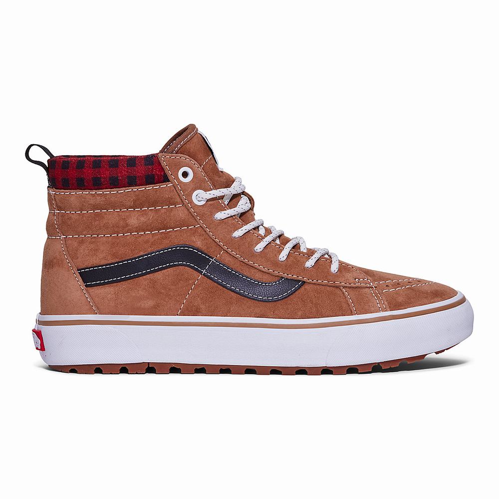 Women's Vans Sk8-Hi MTE-1 Sneakers Brown | USA45186