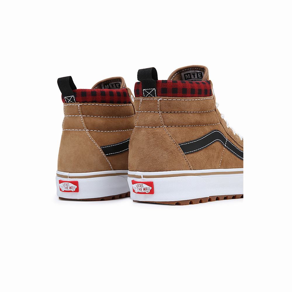 Women's Vans Sk8-Hi MTE-1 Sneakers Brown | USA45186