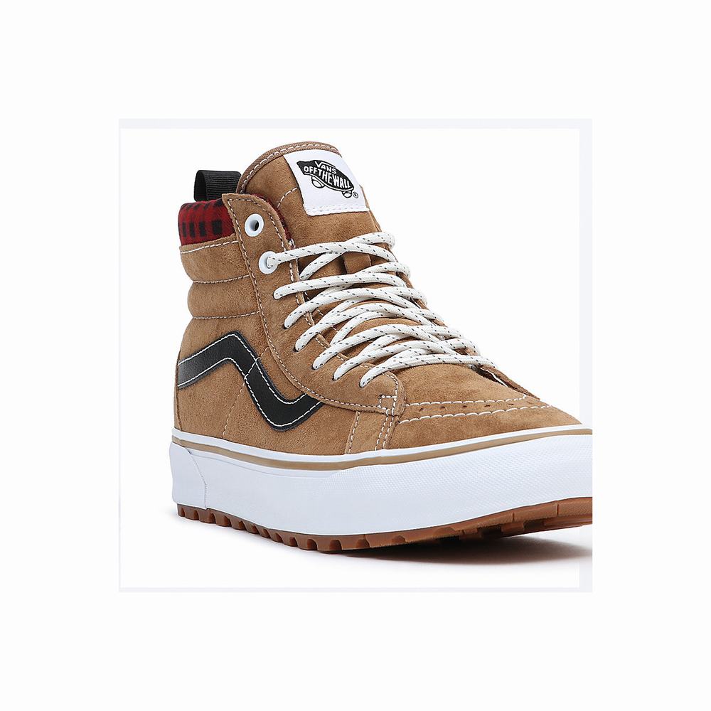 Women's Vans Sk8-Hi MTE-1 Sneakers Brown | USA45186