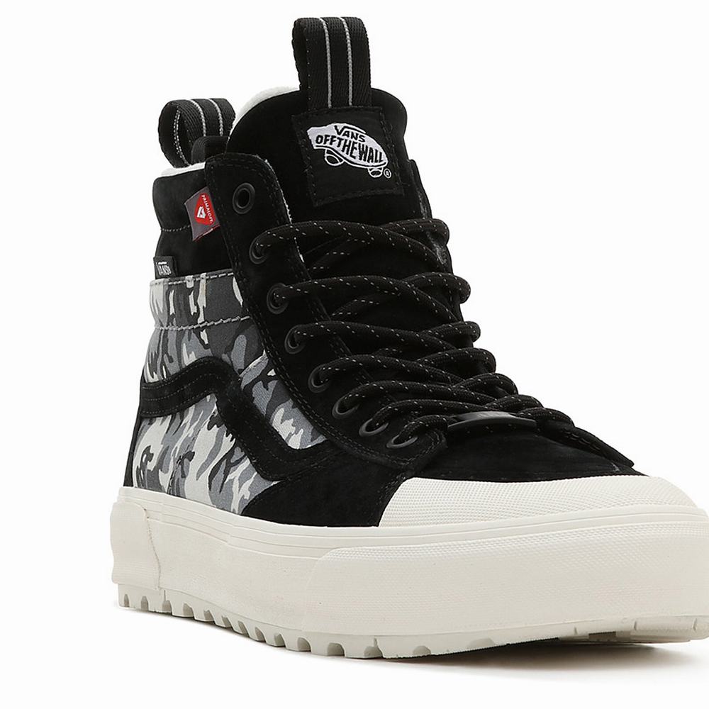 Women's Vans Sk8-Hi MTE-2 Sneakers Black | USA09123