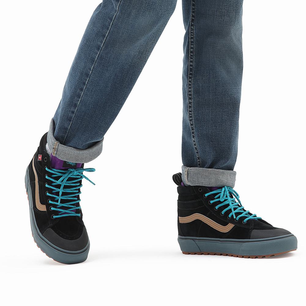 Women's Vans Sk8-Hi MTE-2 Sneakers Black | USA26514