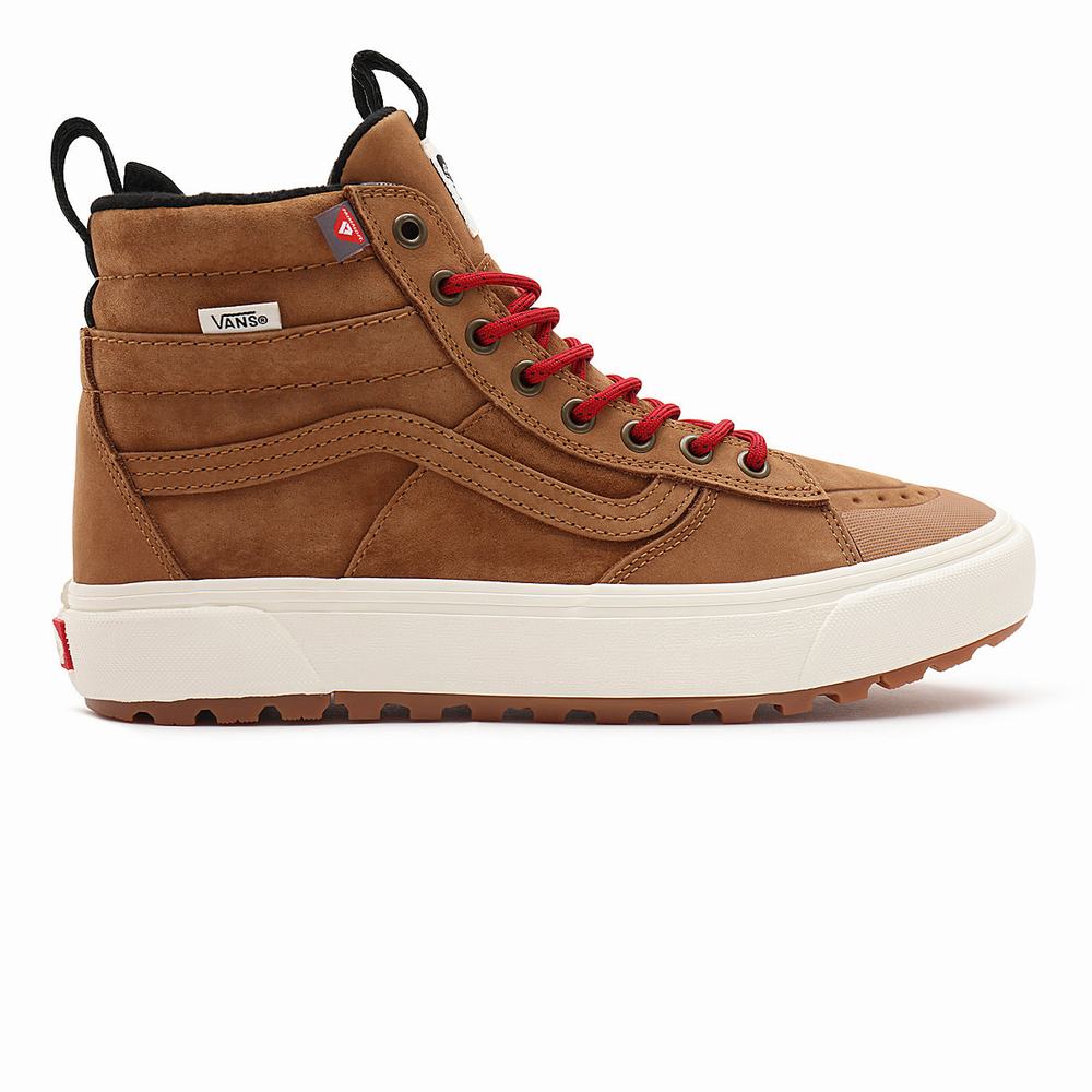 Women's Vans Sk8-Hi MTE-2 Sneakers Brown | USA84105