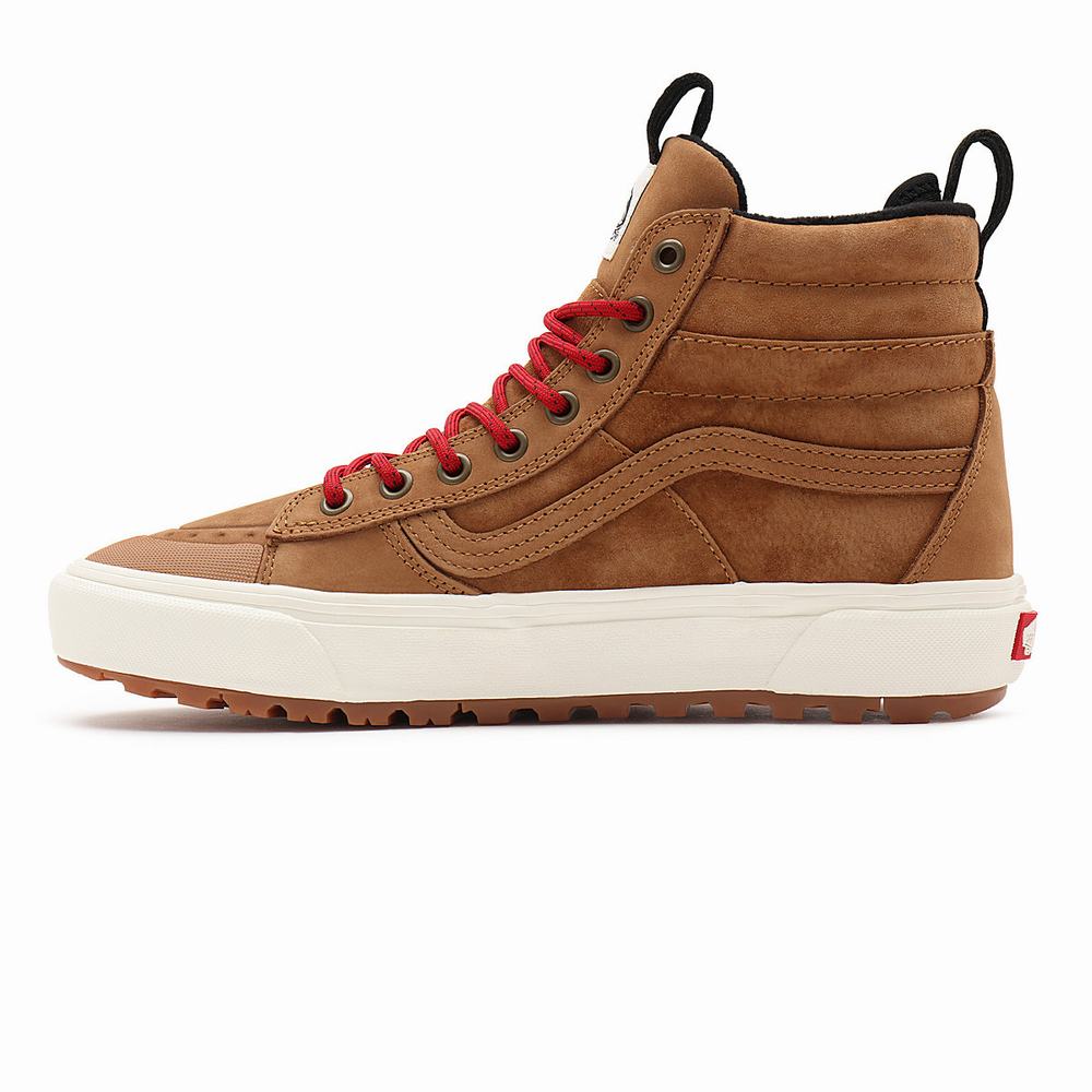 Women's Vans Sk8-Hi MTE-2 Sneakers Brown | USA84105