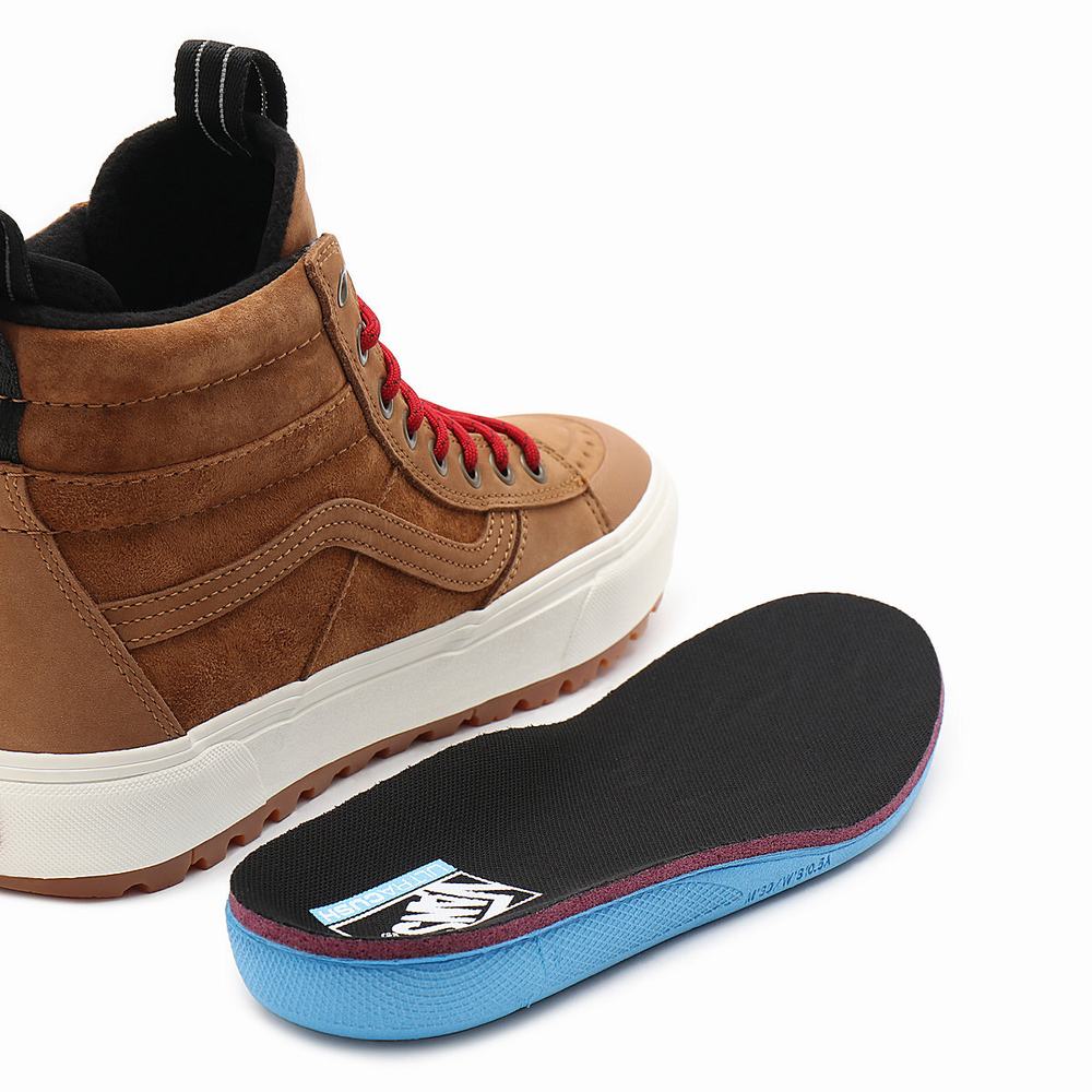 Women's Vans Sk8-Hi MTE-2 Sneakers Brown | USA84105