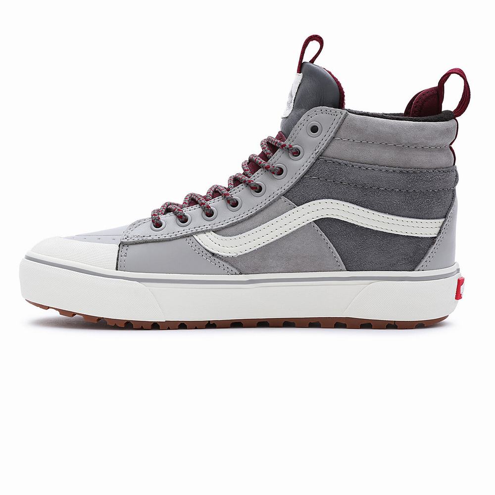 Women's Vans Sk8-Hi MTE-2 Sneakers Grey | USA93671