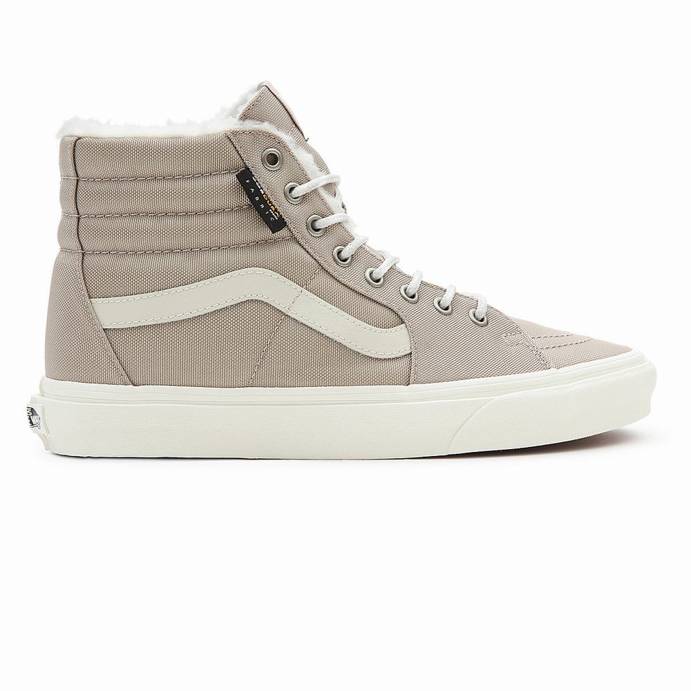 Women's Vans Sk8-Hi Sneakers Beige | USA54276