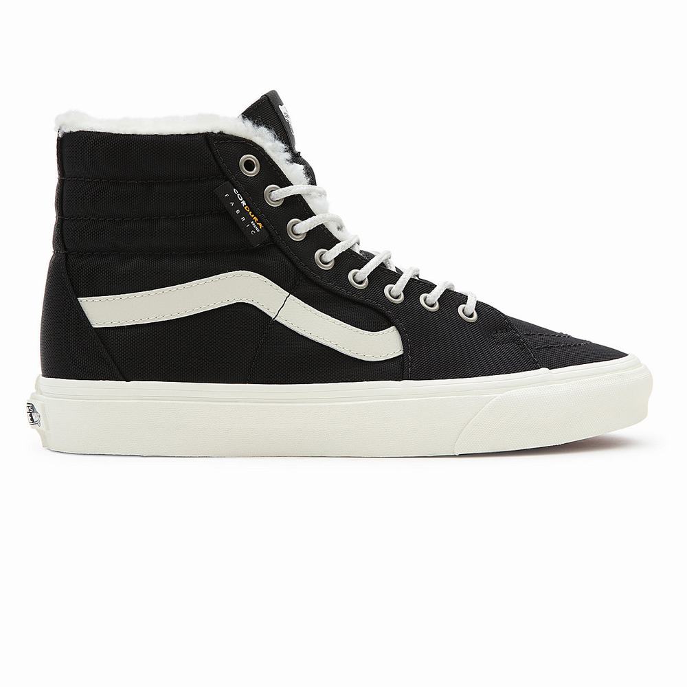 Women's Vans Sk8-Hi Sneakers Black | USA05418