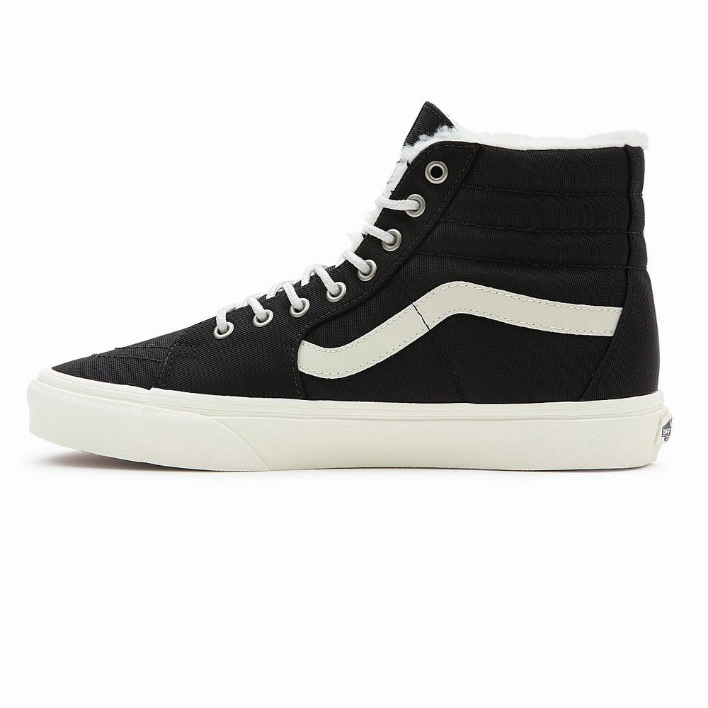 Women's Vans Sk8-Hi Sneakers Black | USA05418