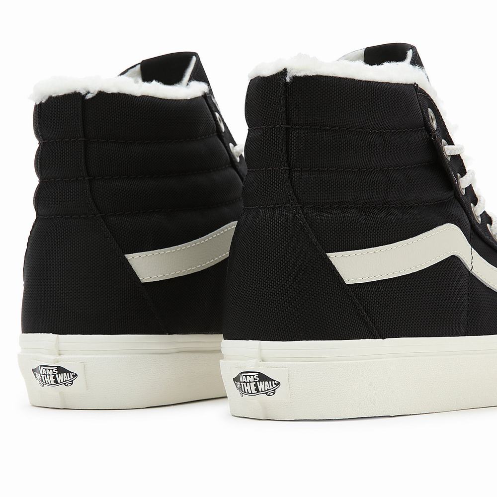 Women's Vans Sk8-Hi Sneakers Black | USA05418