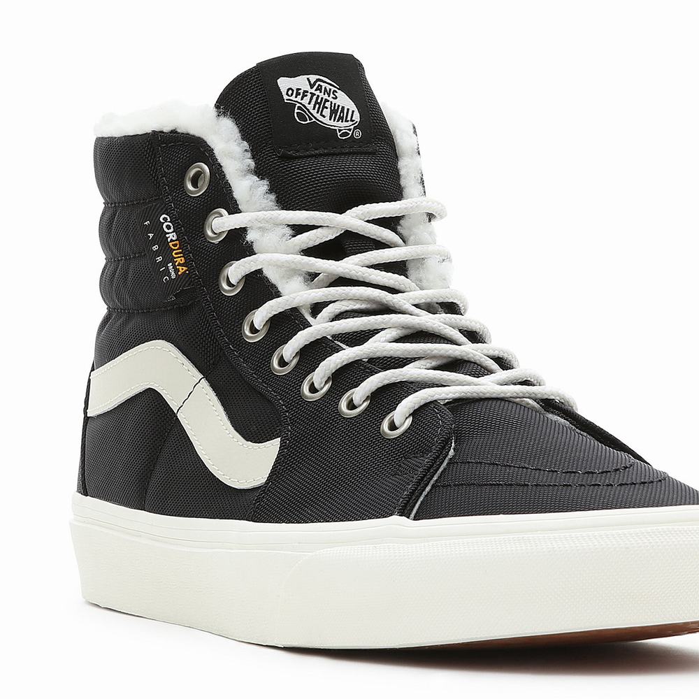 Women's Vans Sk8-Hi Sneakers Black | USA05418