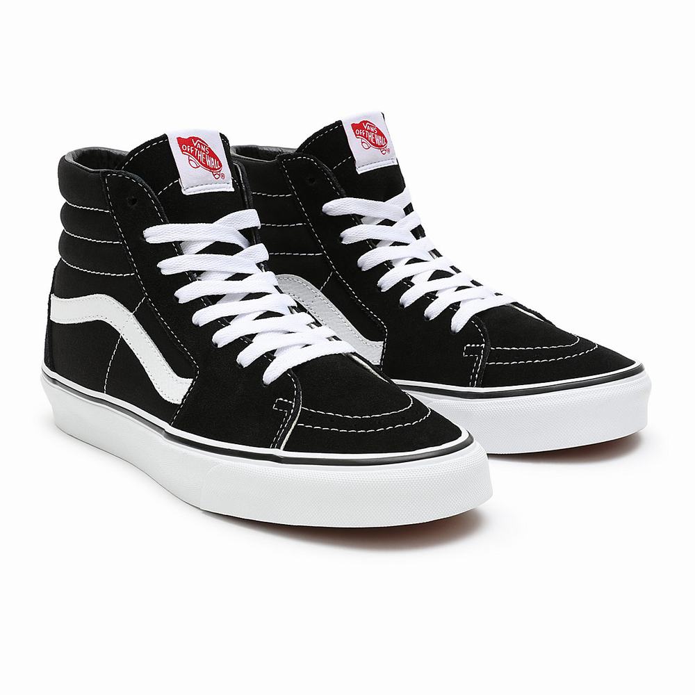 Women\'s Vans Sk8-Hi Sneakers Black | USA14706