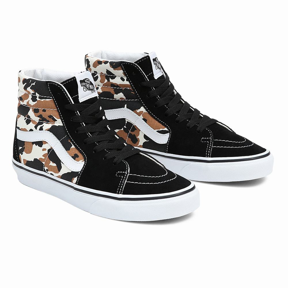 Women\'s Vans Sk8-Hi Sneakers Black | USA47036