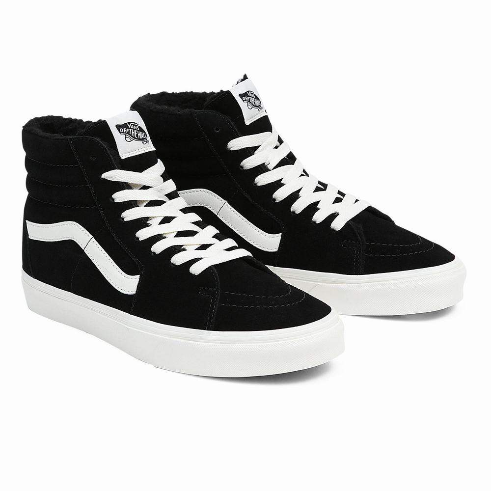 Women\'s Vans Sk8-Hi Sneakers Black | USA78965