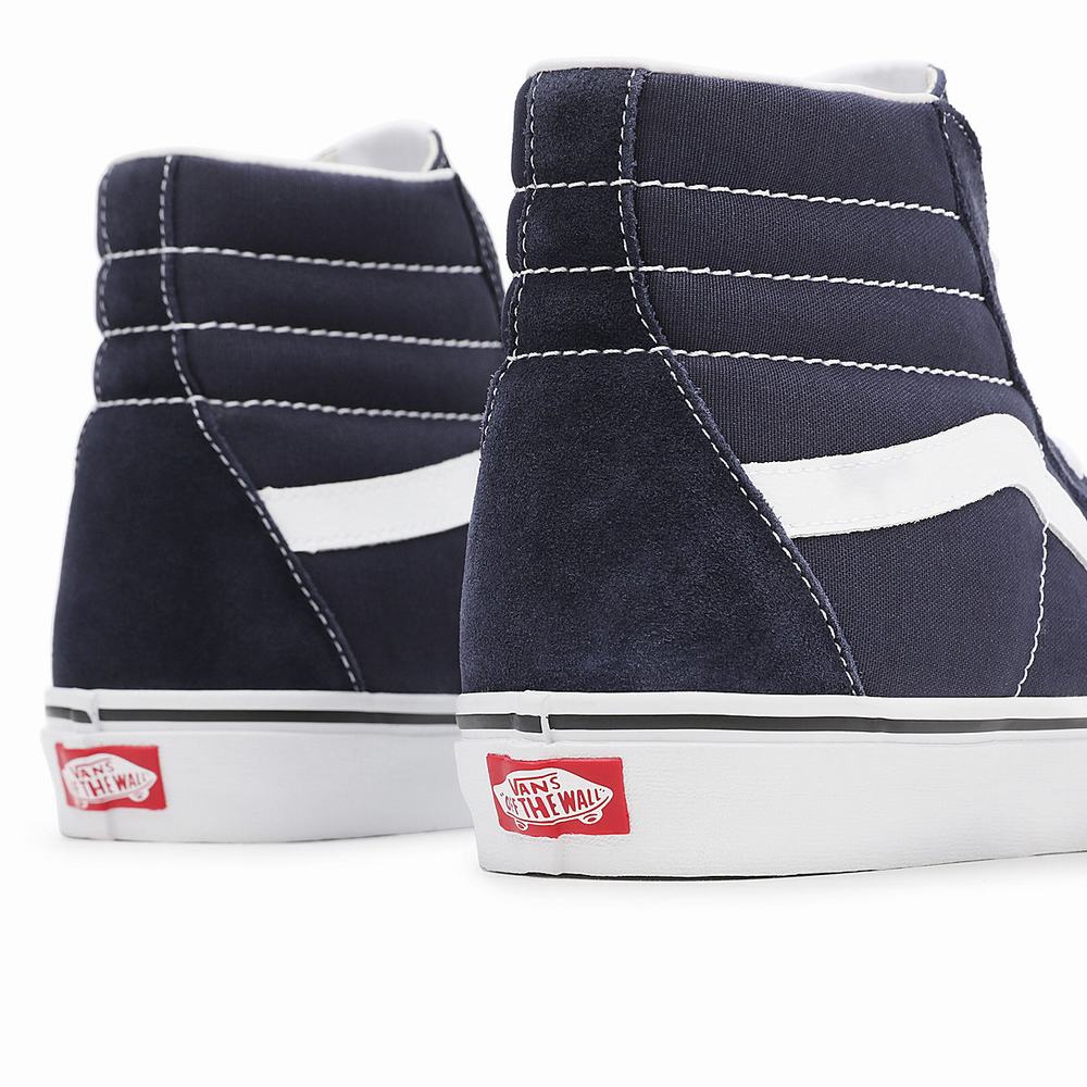 Women's Vans Sk8-Hi Sneakers Blue | USA41365