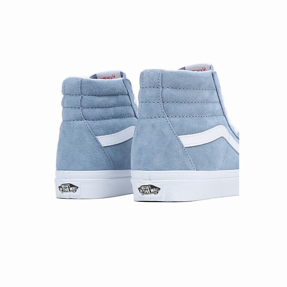 Women's Vans Sk8-Hi Sneakers Blue | USA72401