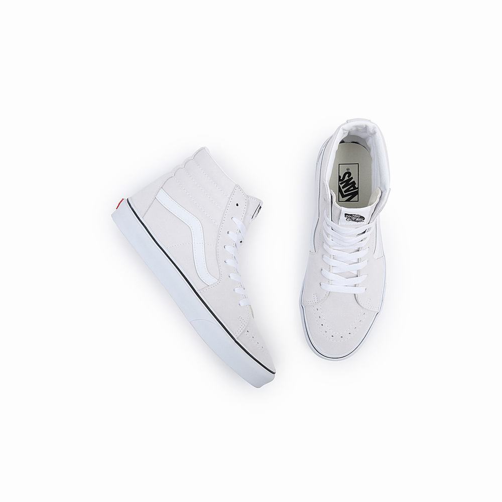 Women's Vans Sk8-Hi Sneakers White | USA84371