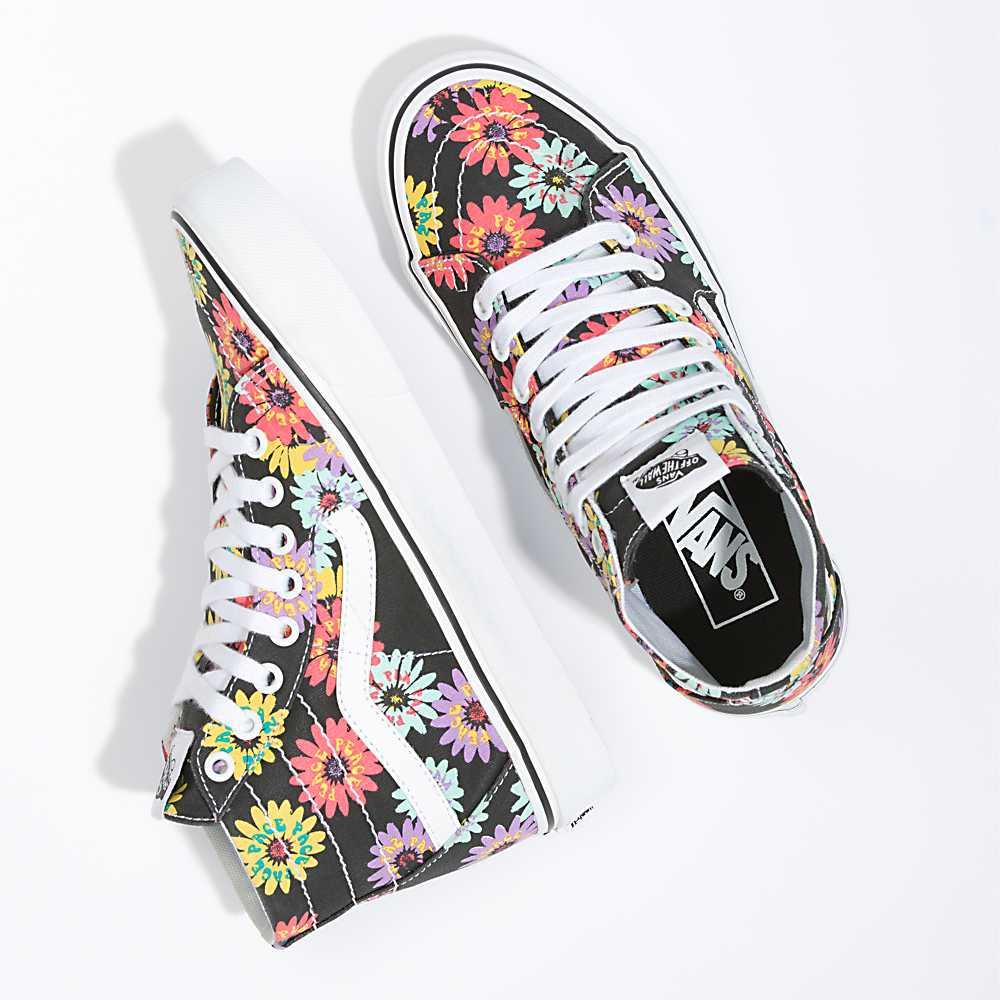 Women's Vans Sk8-Hi Tapered Sneakers Multicolor | USA63941