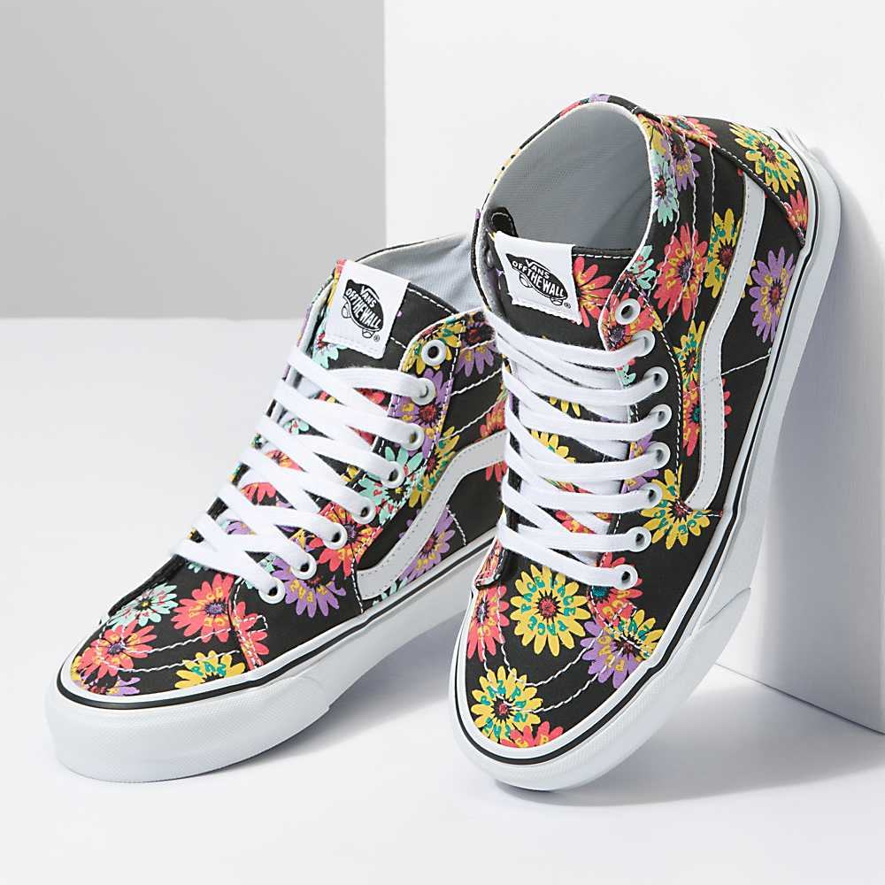 Women's Vans Sk8-Hi Tapered Sneakers Multicolor | USA63941