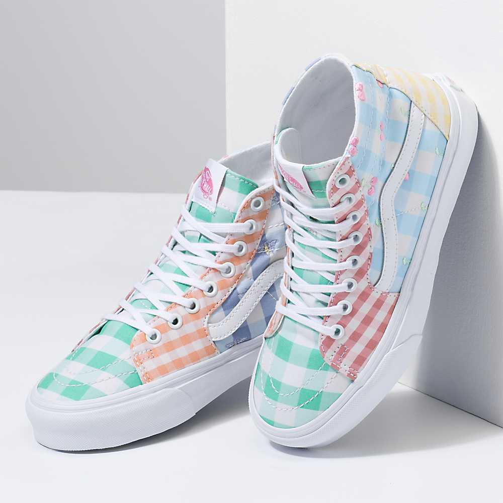 Women's Vans Sk8-Hi Tapered Sneakers Multicolor | USA82051