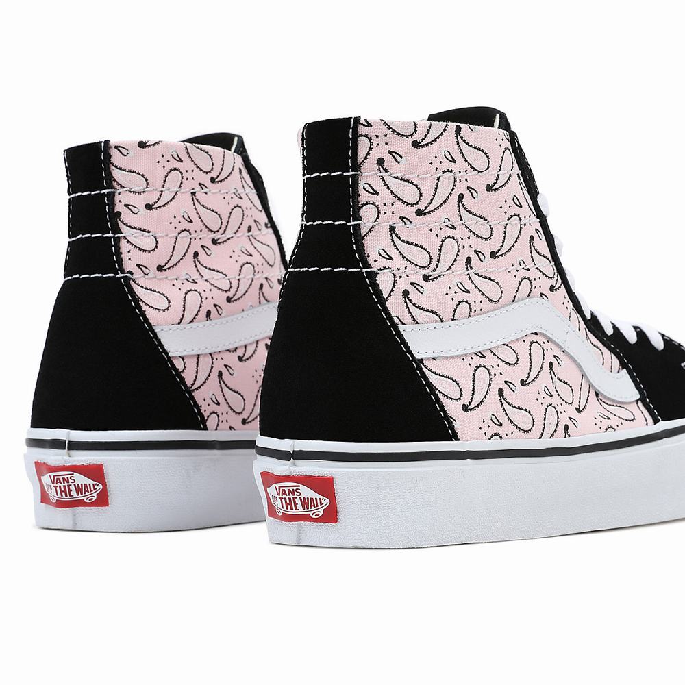 Women's Vans Sk8-Hi Tapered Sneakers Pink | USA24816