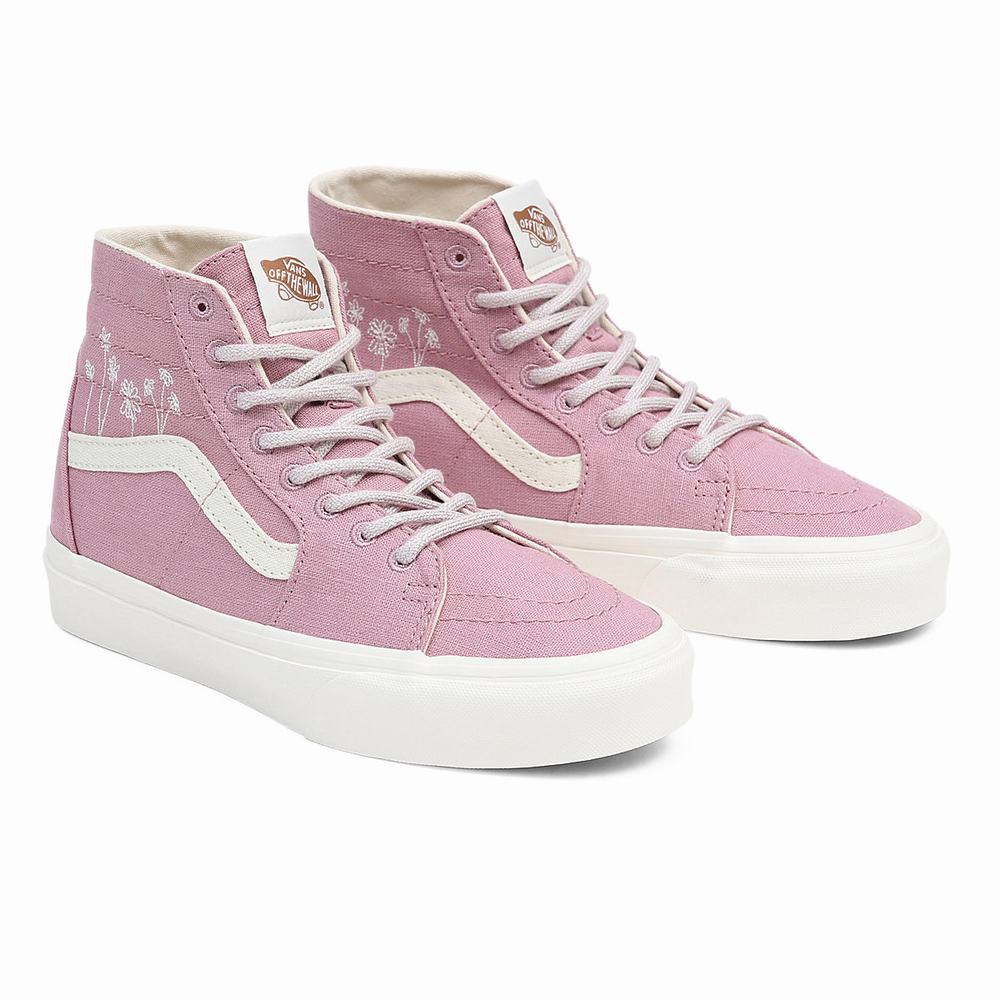 Women\'s Vans Sk8-Hi Tapered Sneakers Pink | USA91237