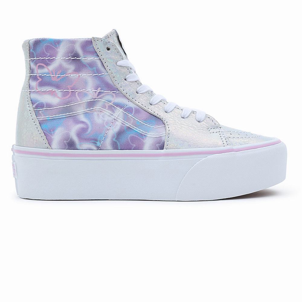 Women's Vans Sk8-Hi Tapered Stackform Platform Shoes Multicolor | USA07245