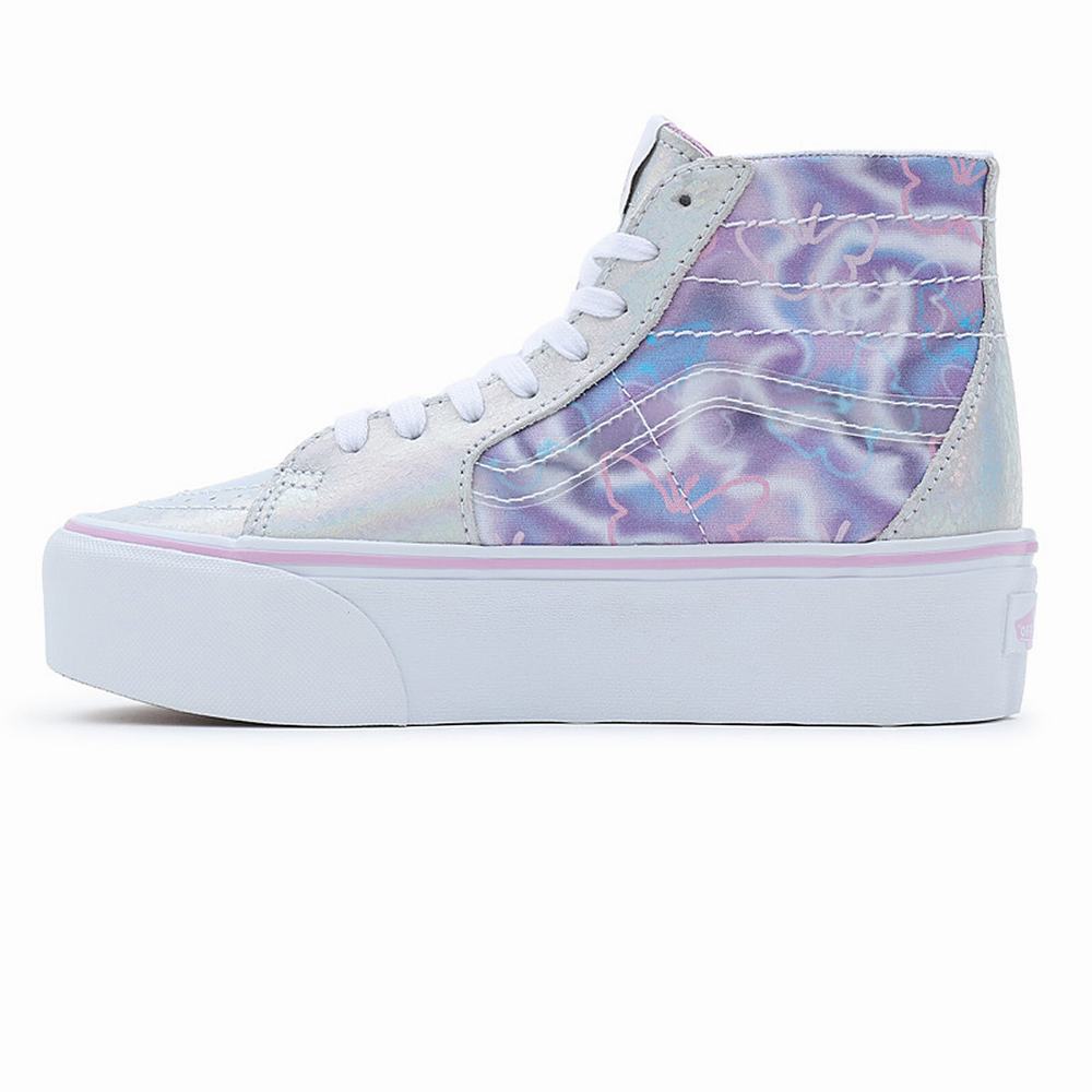 Women's Vans Sk8-Hi Tapered Stackform Platform Shoes Multicolor | USA07245