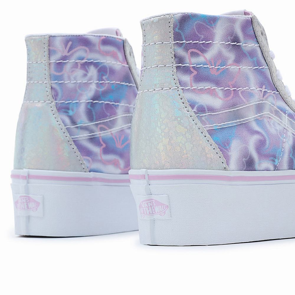 Women's Vans Sk8-Hi Tapered Stackform Platform Shoes Multicolor | USA07245