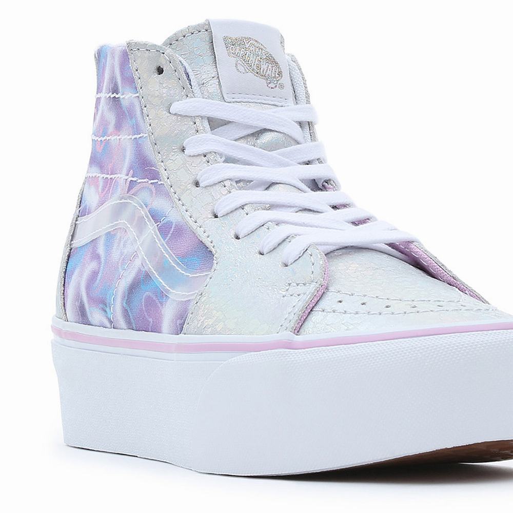 Women's Vans Sk8-Hi Tapered Stackform Platform Shoes Multicolor | USA07245