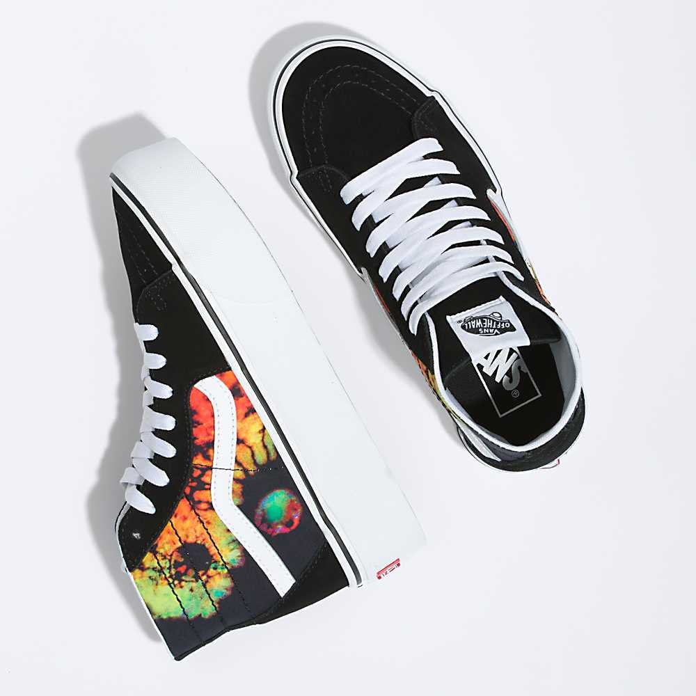 Women's Vans Sk8-Hi Tapered Stackform Sneakers Black / Multicolor | USA90864