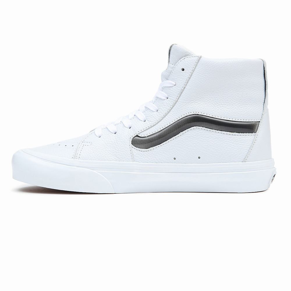 Women's Vans Sk8-Hi XL Sneakers White | USA74869