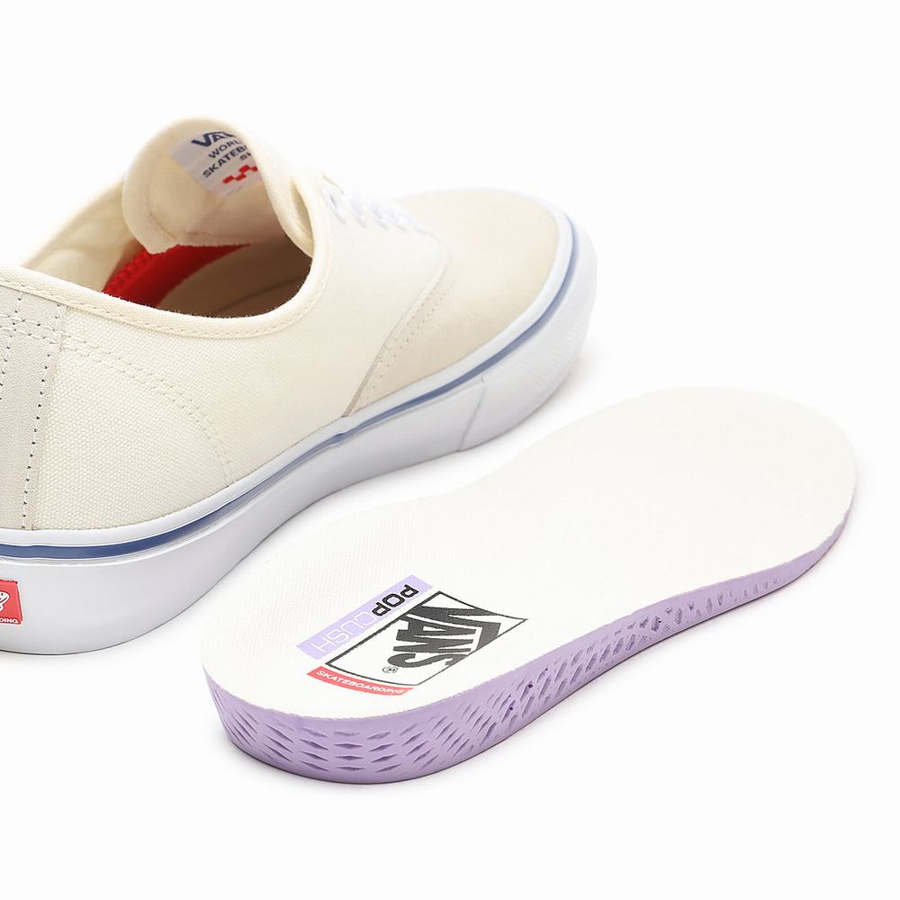 Women's Vans Skate Authentic Low Top Shoes White | USA19376