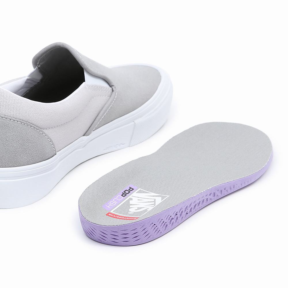 Women's Vans Skate Slip On Shoes White | USA81457