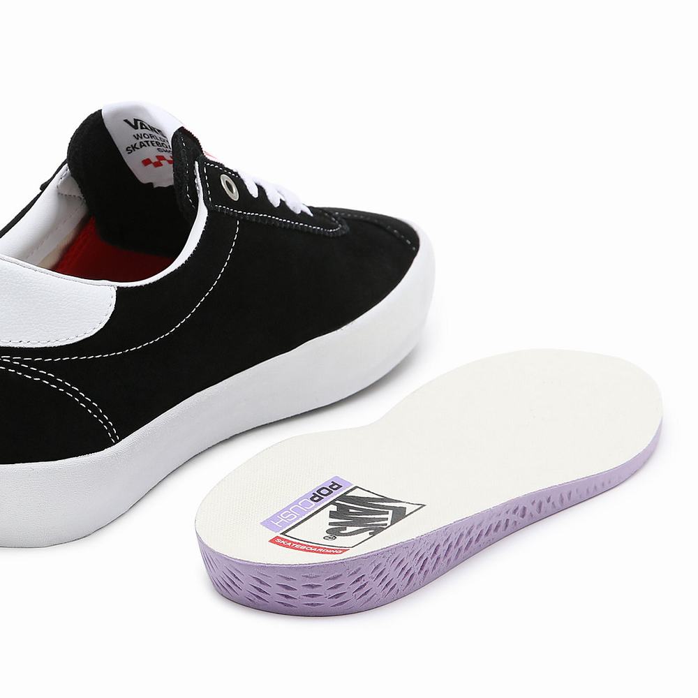 Women's Vans Skate Sport Sneakers Black | USA58014