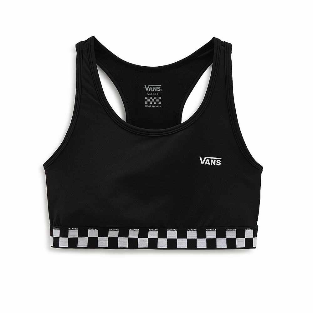 Women's Vans Skate Sports Bra Sports Bra Black | USA45873