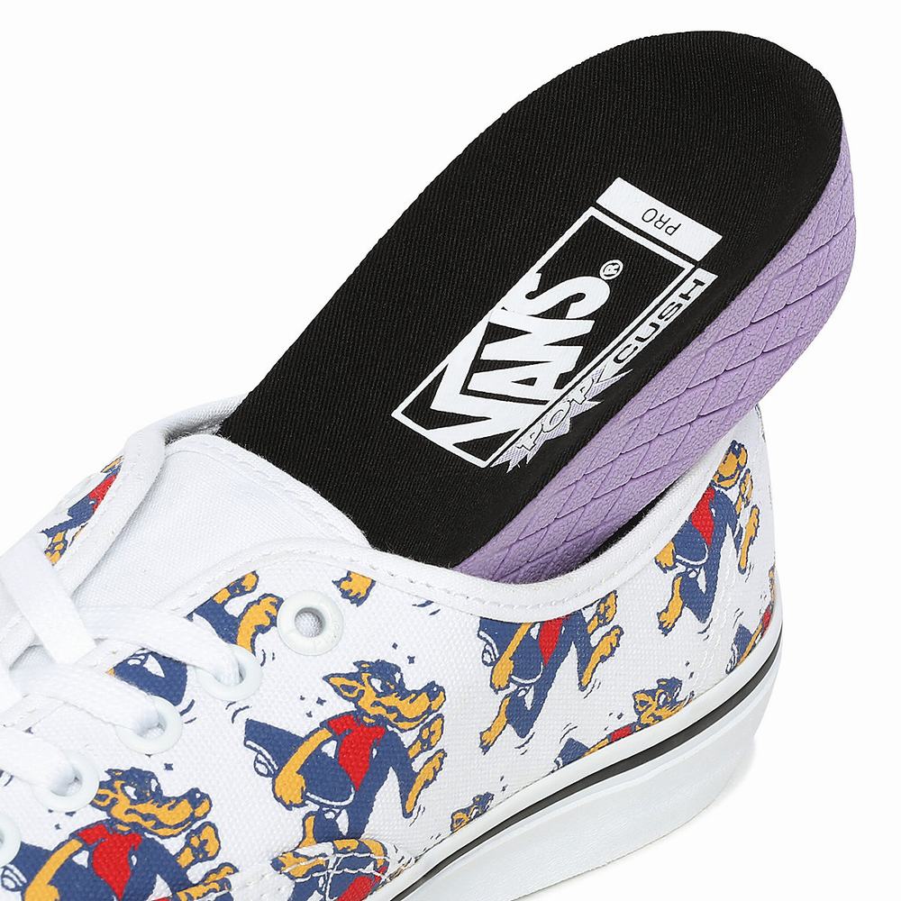 Women's Vans Skate Wolf Authentic Pro Sneakers White | USA67428