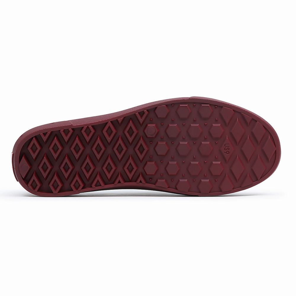 Women's Vans Slip-On TRK Slip On Shoes Red | USA75689