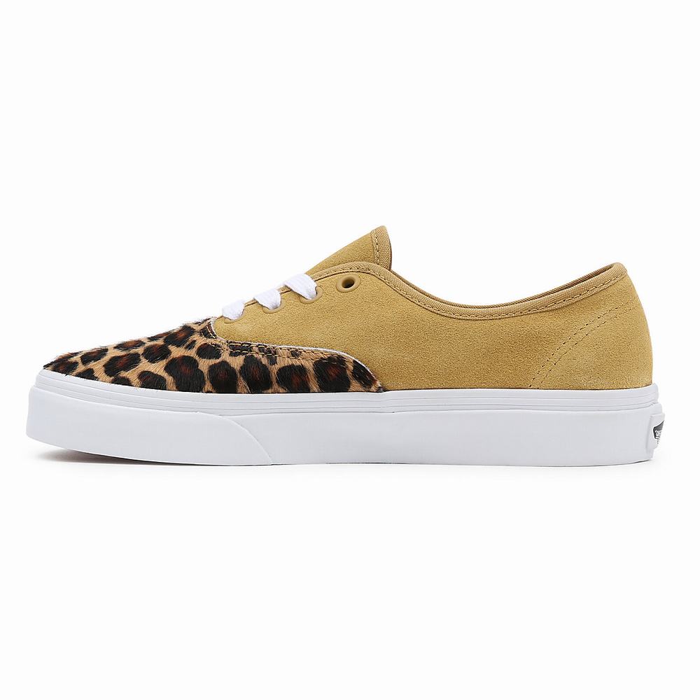 Women's Vans Soft Suede Authentic Sneakers Beige | USA89650