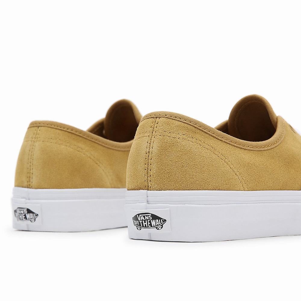 Women's Vans Soft Suede Authentic Sneakers Beige | USA89650