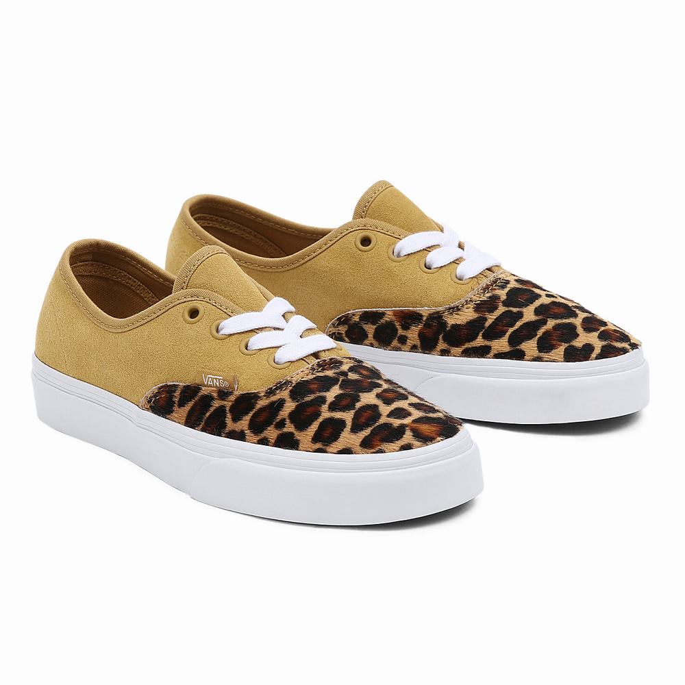 Women\'s Vans Soft Suede Authentic Sneakers Beige | USA89650