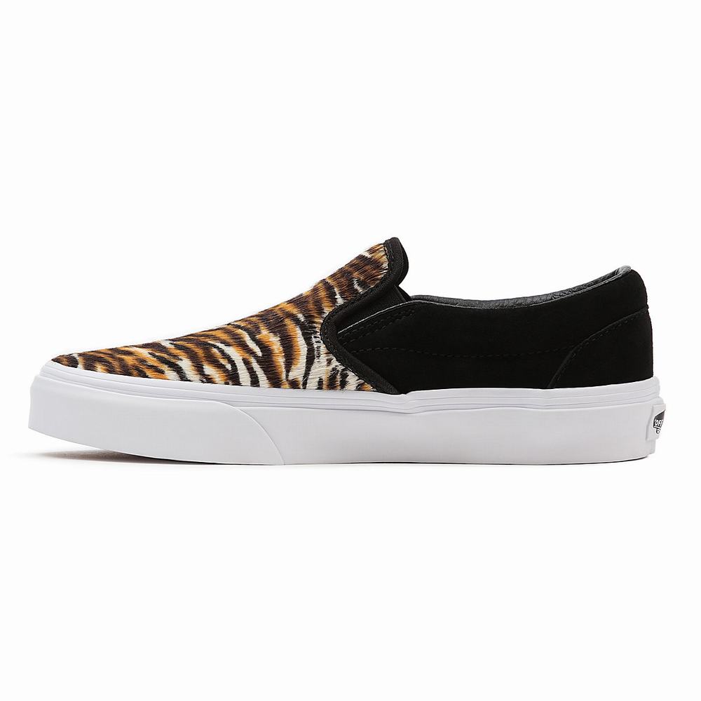 Women's Vans Soft Suede Classic Slip On Shoes Black | USA91260