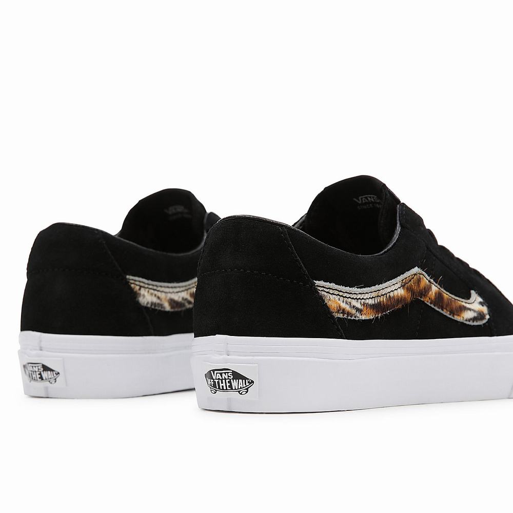 Women's Vans Soft Suede SK8-Low Sneakers Black | USA06572