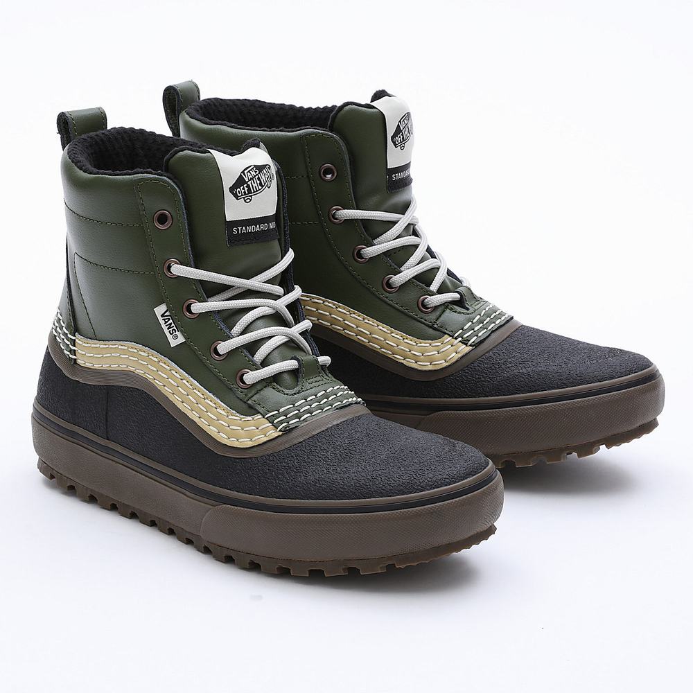 Women\'s Vans Standard Mid Snow MTE Snow Boots Green | USA01762